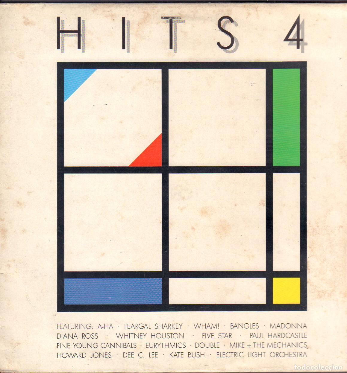 Discos de vinilo: HITS 4 - FEARGAL SHARKEY, WHAM, BANGLES, MADONNA, DIANA ROSS.../ DOBLE LP WEA 1986 RF-26164
