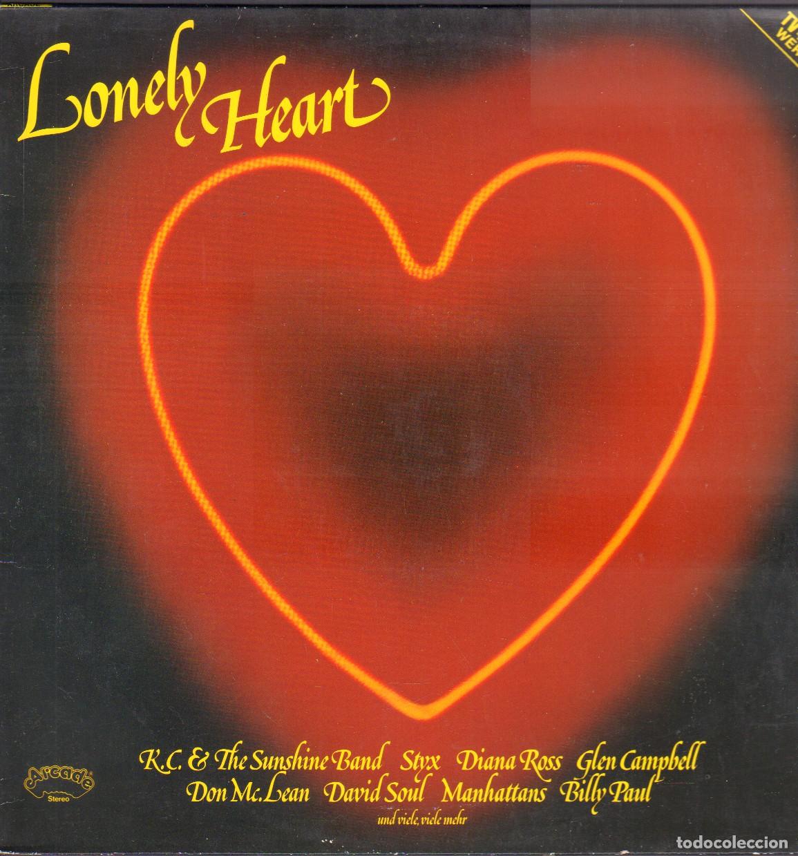 Discos de vinilo: LONELY HEART - DIANA ROSS, BILLY PAUL, DON Mc LEAN, DAVID SOUL.../ LP ARCADE RF-26165