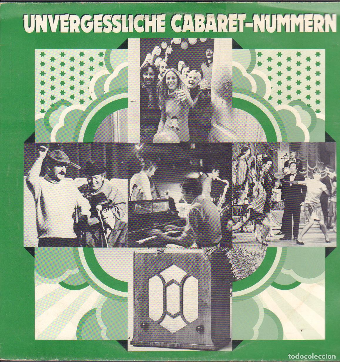 Discos de vinilo: UNVERGESSLICHE CABARET - NUMMERN / PROFESSOR CEKADETE, DE FACKELZUG.../ LP DAS BESTE RF-26167
