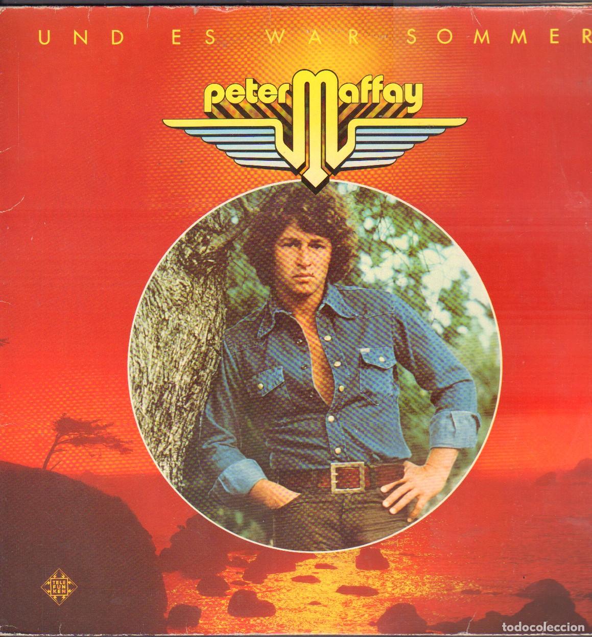 Discos de vinilo: PETER MAFFAY - UND ES WAR SOMMER / MY LOVE, HALIFAX, HEUTE NACHT.../ LP TELEFUNKEN 1976 RF-26170