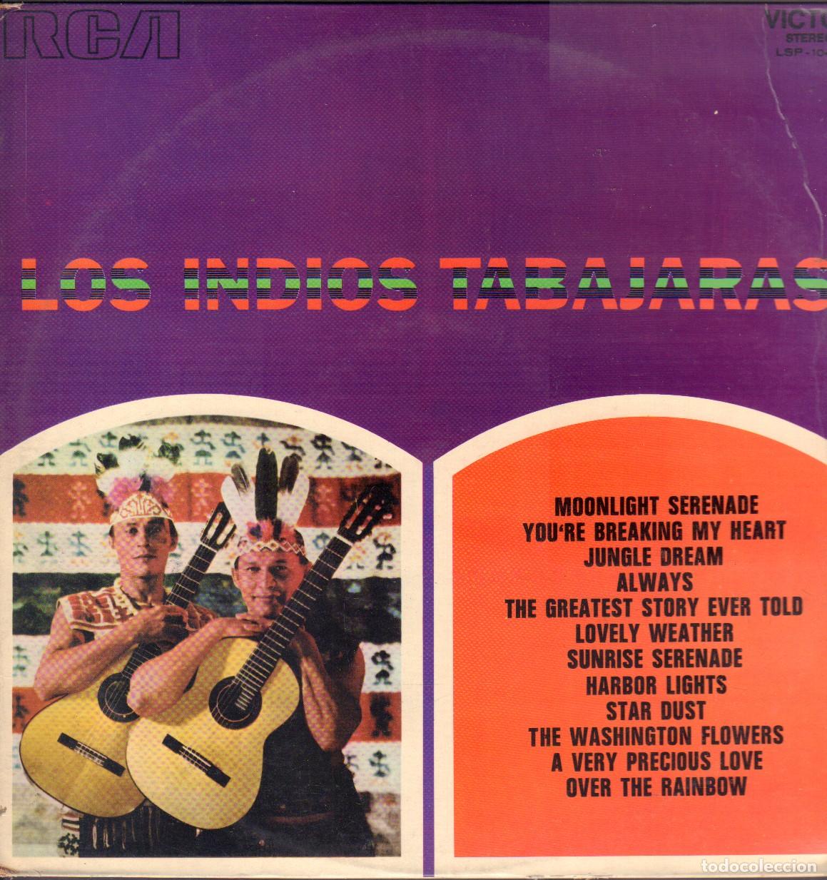 Discos de vinilo: LOS INDIOS TABAJARAS - MOONLIGHT SERENADE, JUNGLE DREAM, ALWAYS.../ LP RCA 1970 RF-26171