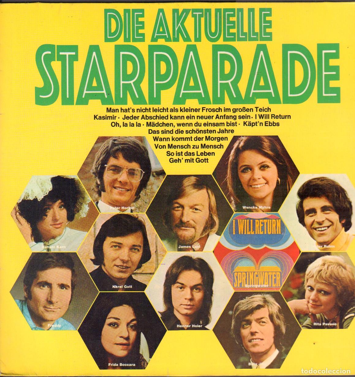 Discos de vinilo: DIE AKTUELLE &rdquo;STARPARADE&rdquo; - SO IS DAS LEBEN, VON MENSCH ZU MENSCH.../ LP EX LIBRIS RF-26182