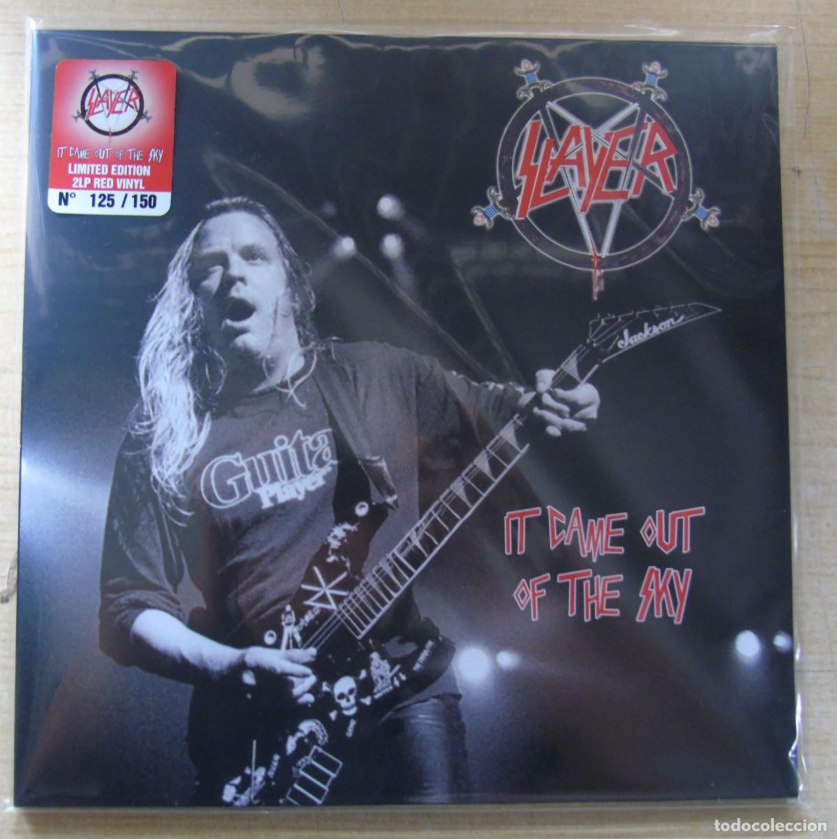 Discos de vinilo: Slayer &rdquo;It Came Out Of The Sky&rdquo; 2-LP vinilo rojo Essen 1989 edici&oacute;n numerada