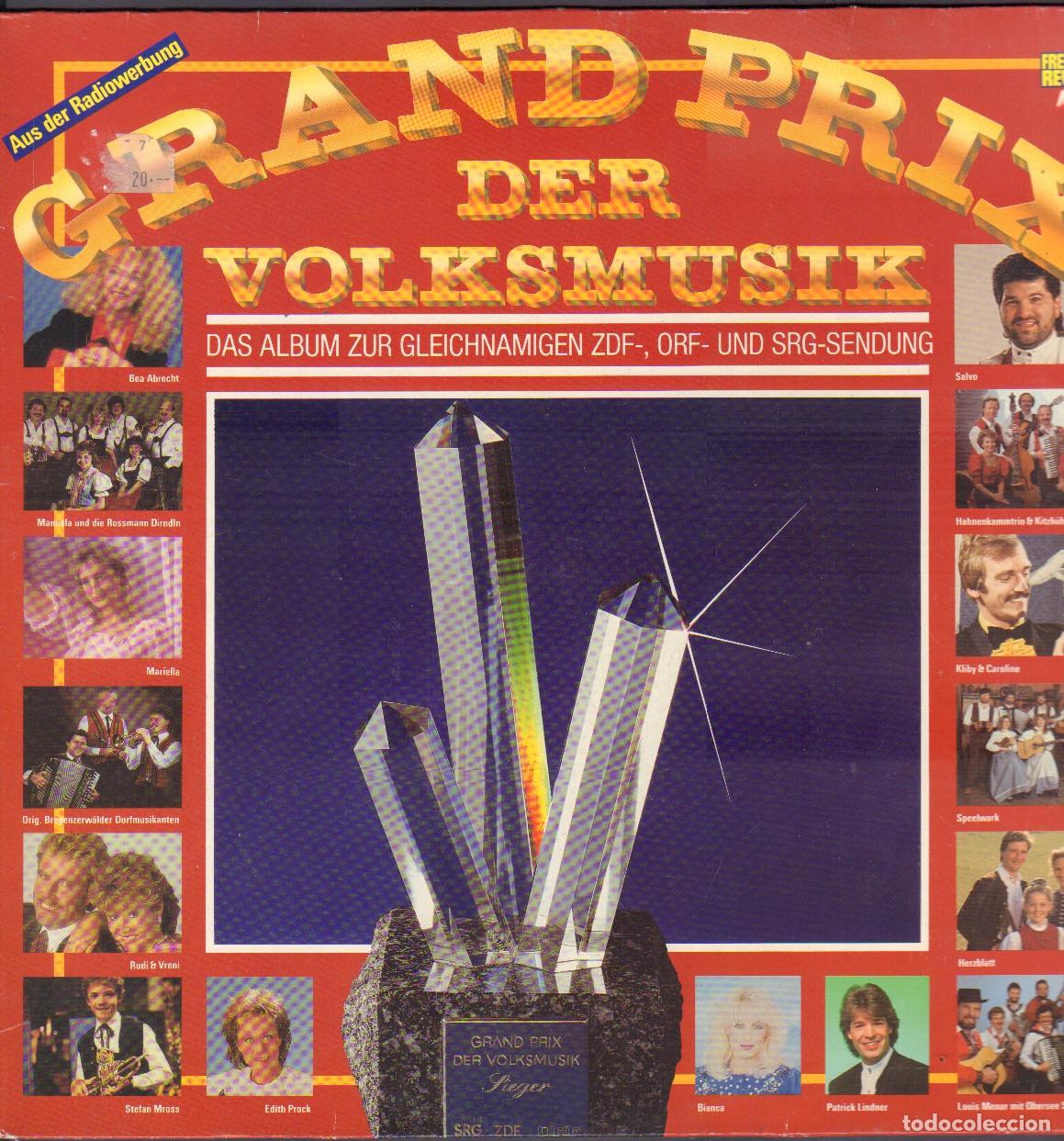 Discos de vinilo: GRAND PRIX DER VOLKSMUSIK - STEFAN MROSS, EDITH PROCK, MARIELLA.../ LP TELDEC 1989 RF-26184
