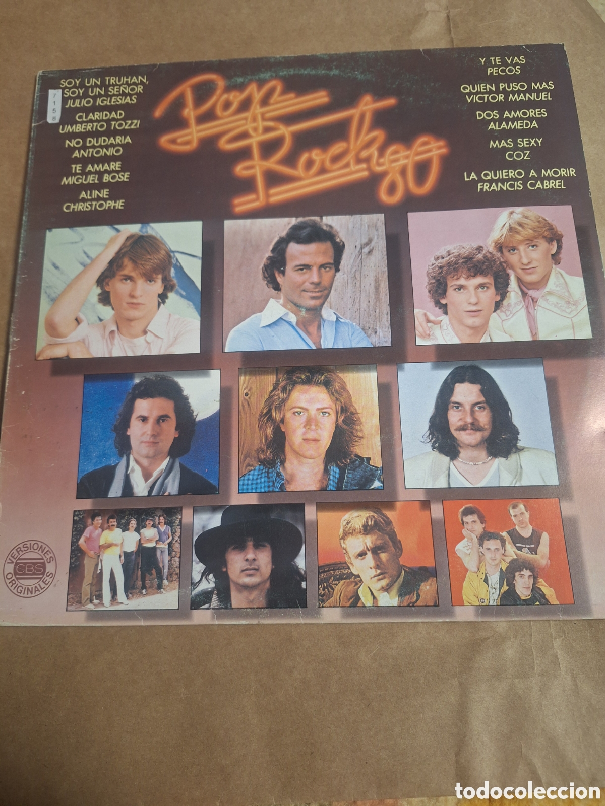 Discos de vinilo: VIN7158 pop rock 80 VINILO SEGUNDAMANO