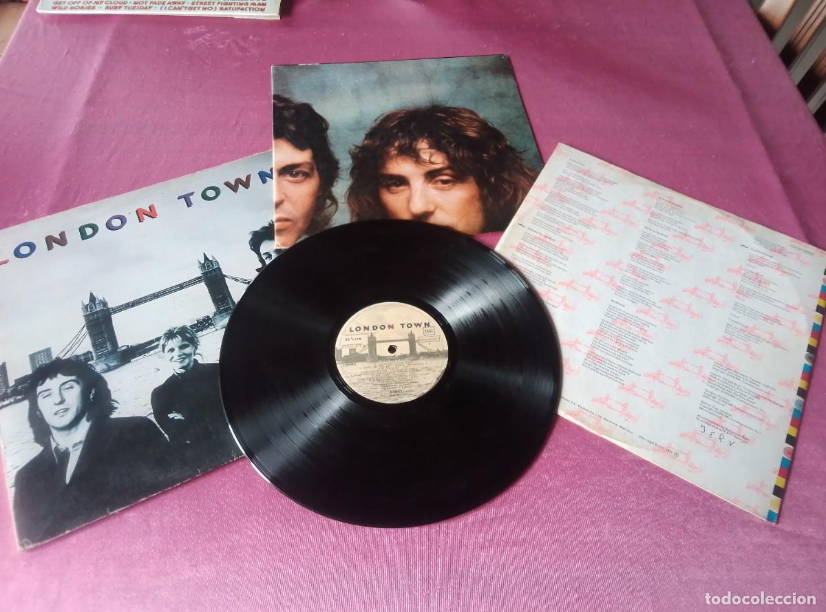 Discos de vinilo: WINGS LONDON TOWN 1978 POSTER LP L31 2