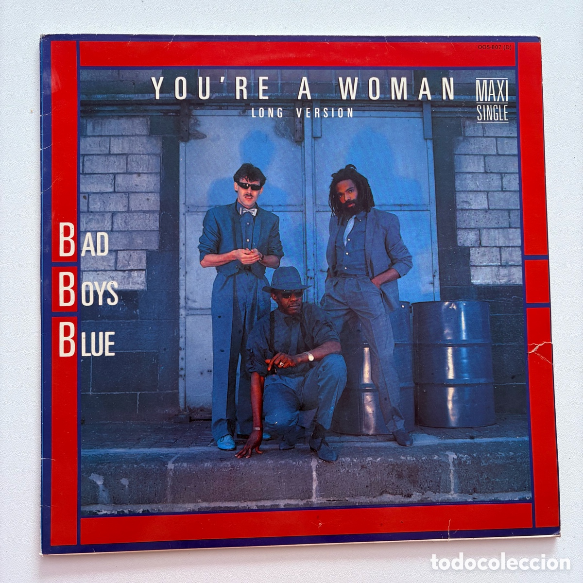 Discos de vinilo: maxi 12'' promo Bad Boys Blue &ndash; You're A Woman (Long Version) edicion espa&ntilde;ola de 1985