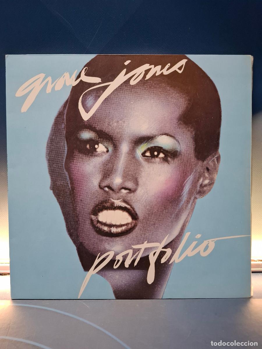 Discos de vinilo: Disco, Lp, Grace Jones, Portfolio, 1978