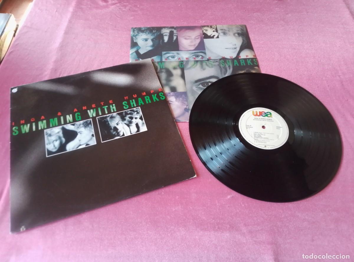 Discos de vinilo: INGA ANETE HUMPE SWIMMING WITH SHARKS 1987 LP L31 2