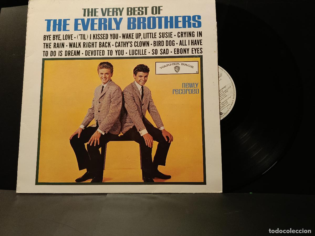 Disques de vinyle: THE EVERLY BROTHERS THE VERY BEST OF EVERLY BRO.. LP ESPA&Ntilde;A 1983 PDELUXE