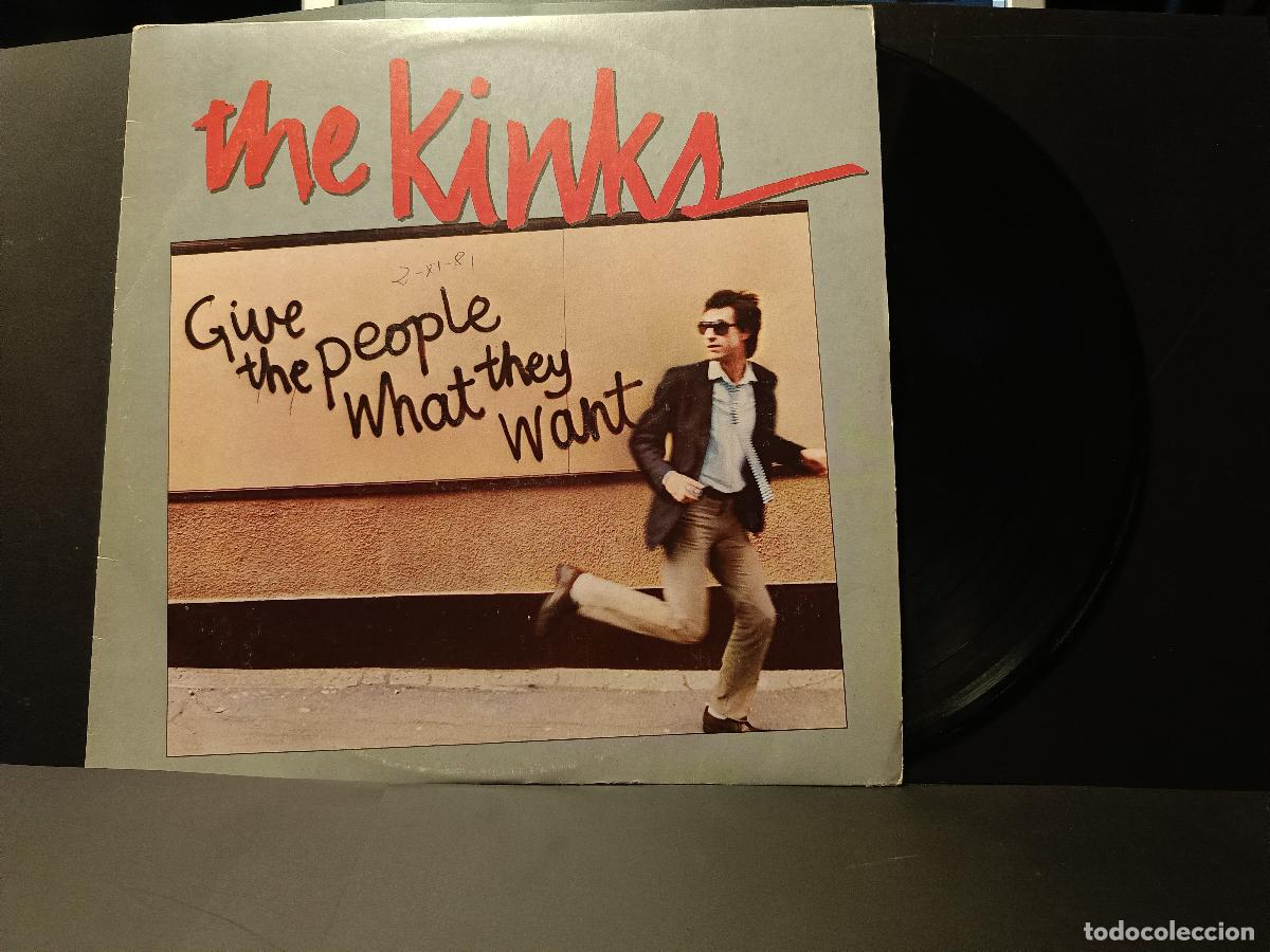 Dischi in vinile: THE KINKS GIVE THE PEOPLE WHAT THEY,,, LP ESPA&Ntilde;A 1981 PDELUXE