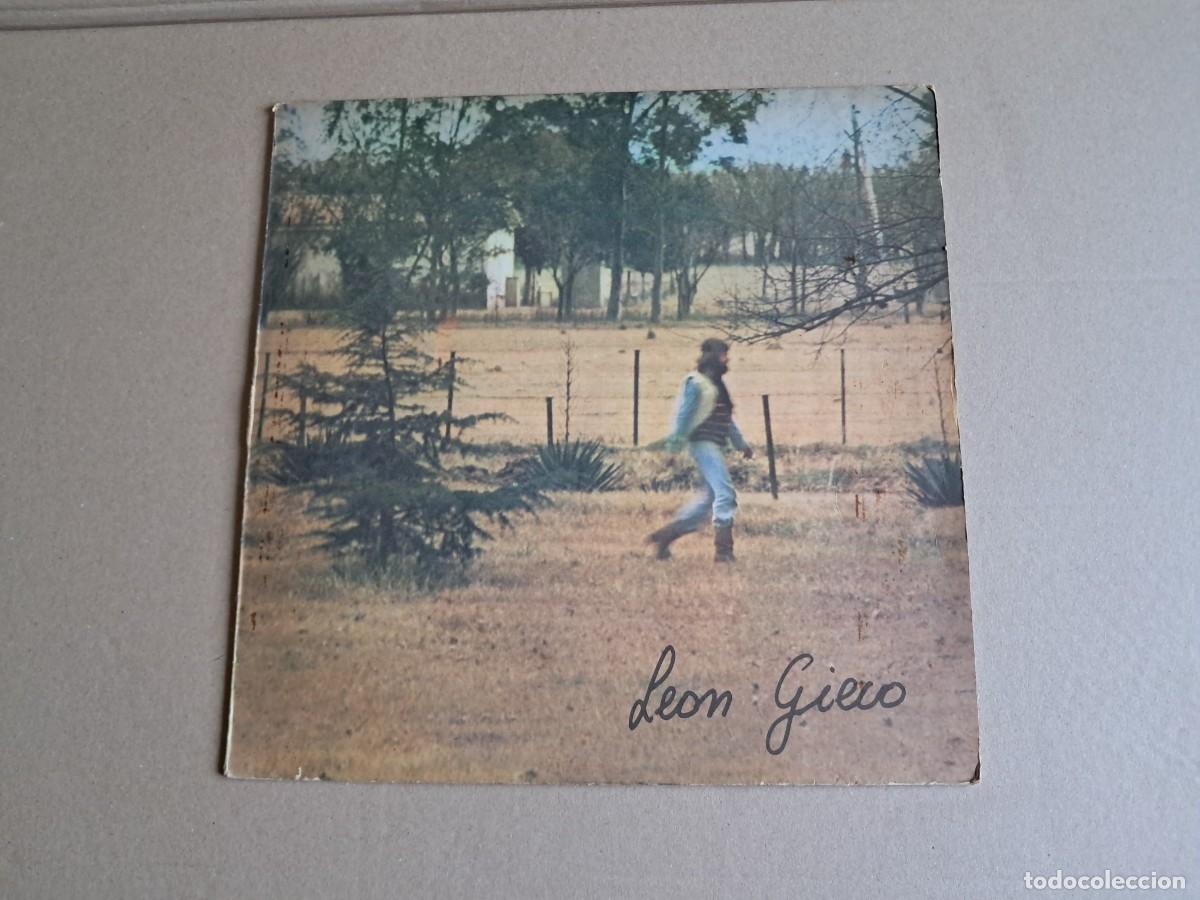 Disques de vinyle: LEON GIECO - EL FANTASMA DE CANTERVILLE LP PROMOCIONAL 1977 EDICION ARGENTINA FOLK ROCK
