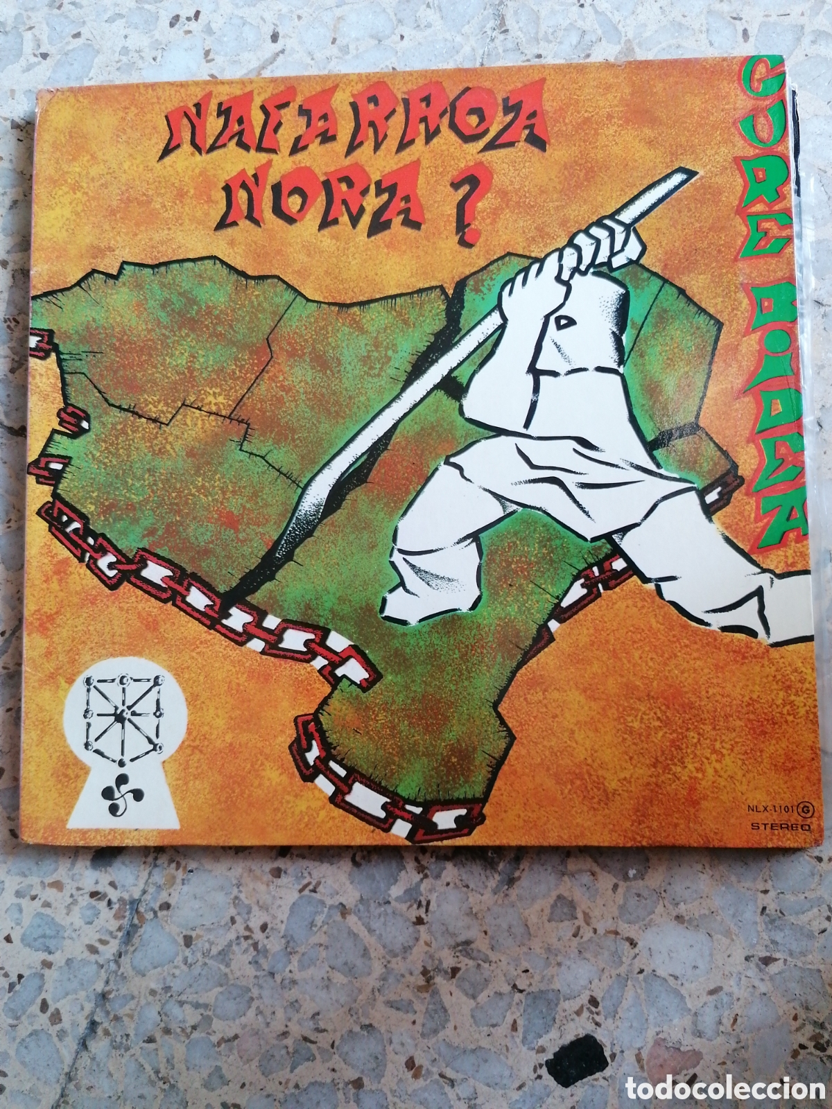 Discos de vinil: NAFARROA NORA GURI BIDEA PROMOCIONAL GATEFOLD 1978