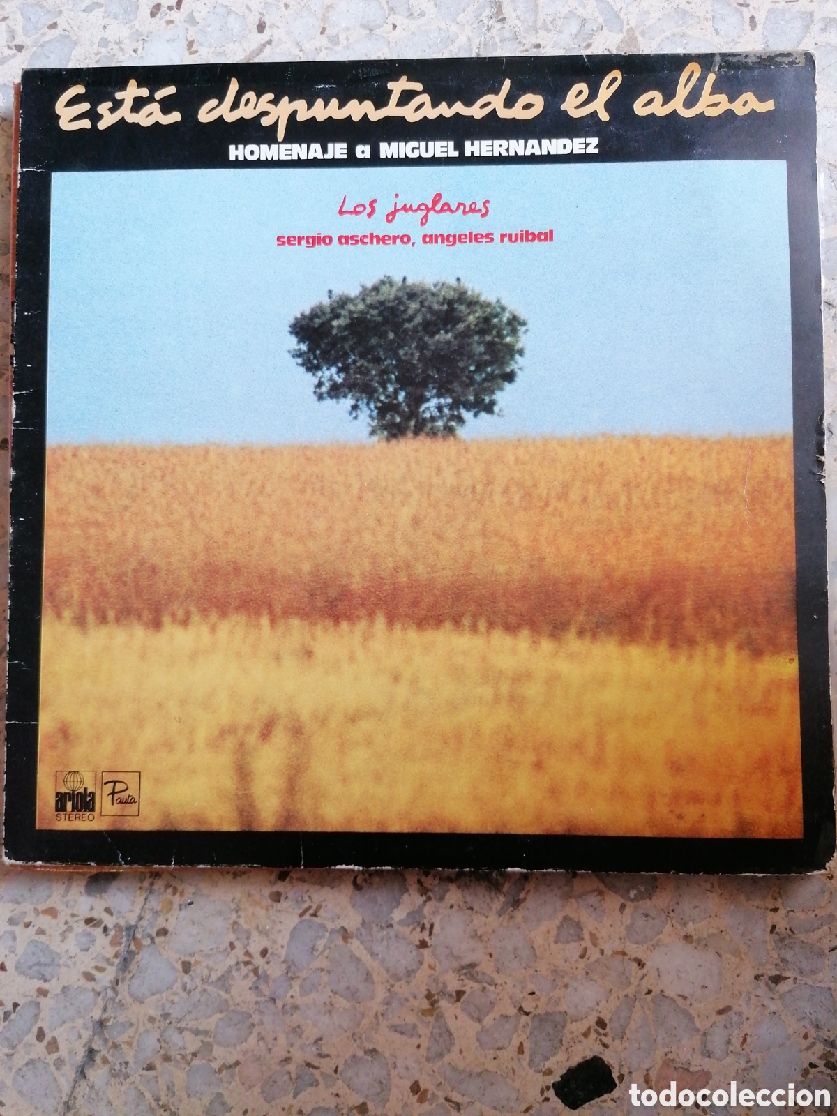 Discos de vinilo: LP LOS JUGLARES ESTA DESPUNTANDO EL ALBA HOMENAJE A MIGUEL HERNANDEZ 1976 PORTADA DOBLE