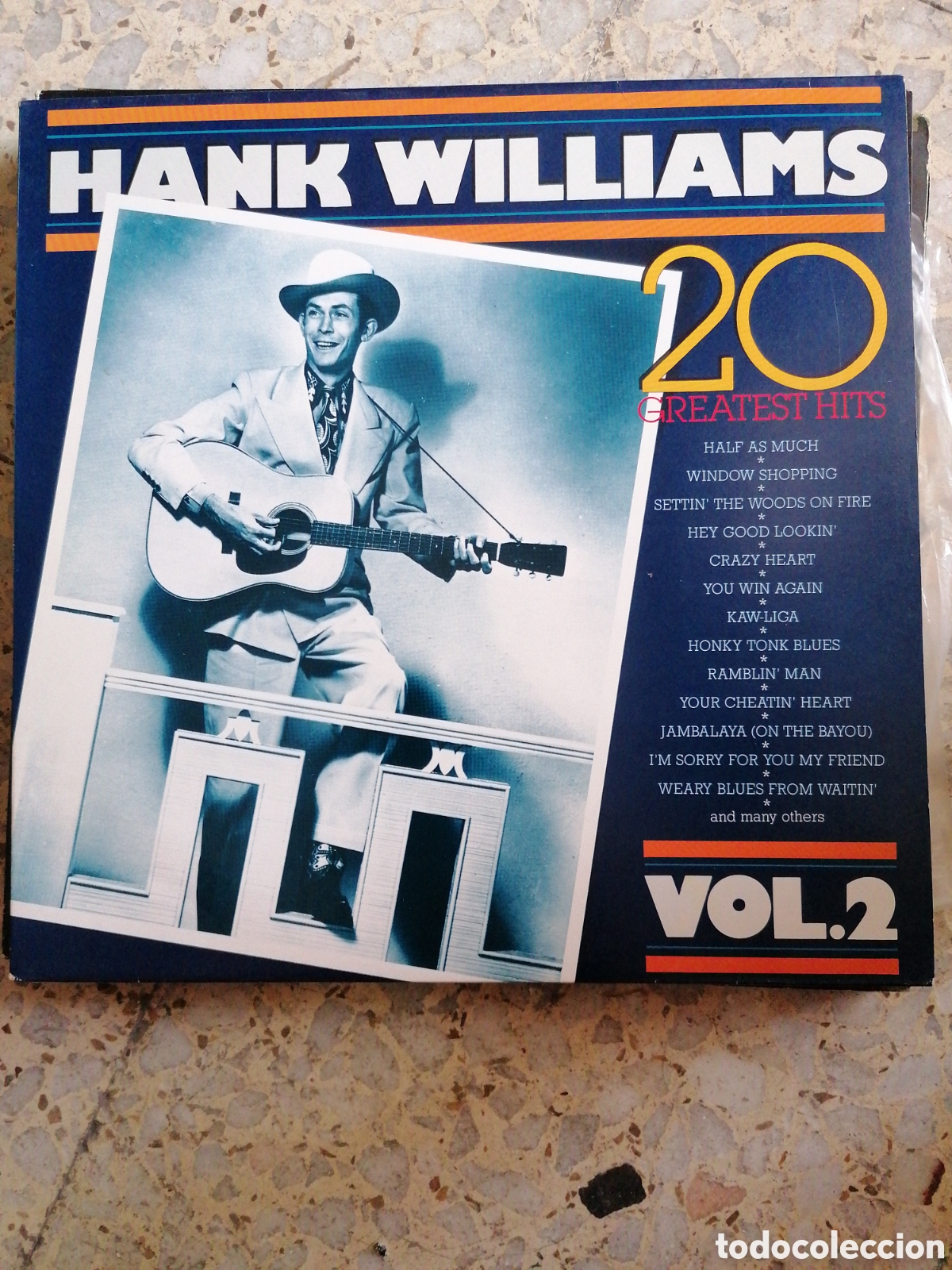 Discos de vinilo: LP HANK WILLIAMS 20 GREATEST HITS VOL 2 GERMANY