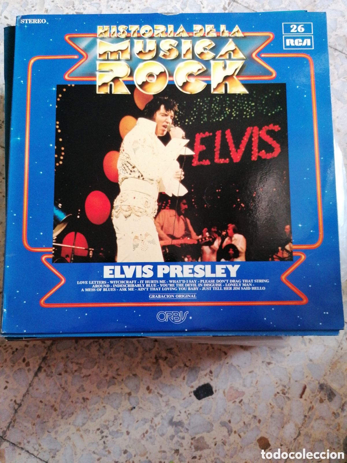 Vinyl records: LP ELVIS PRESLEY HISTORIA DE LA MUSICA ROCK N 26