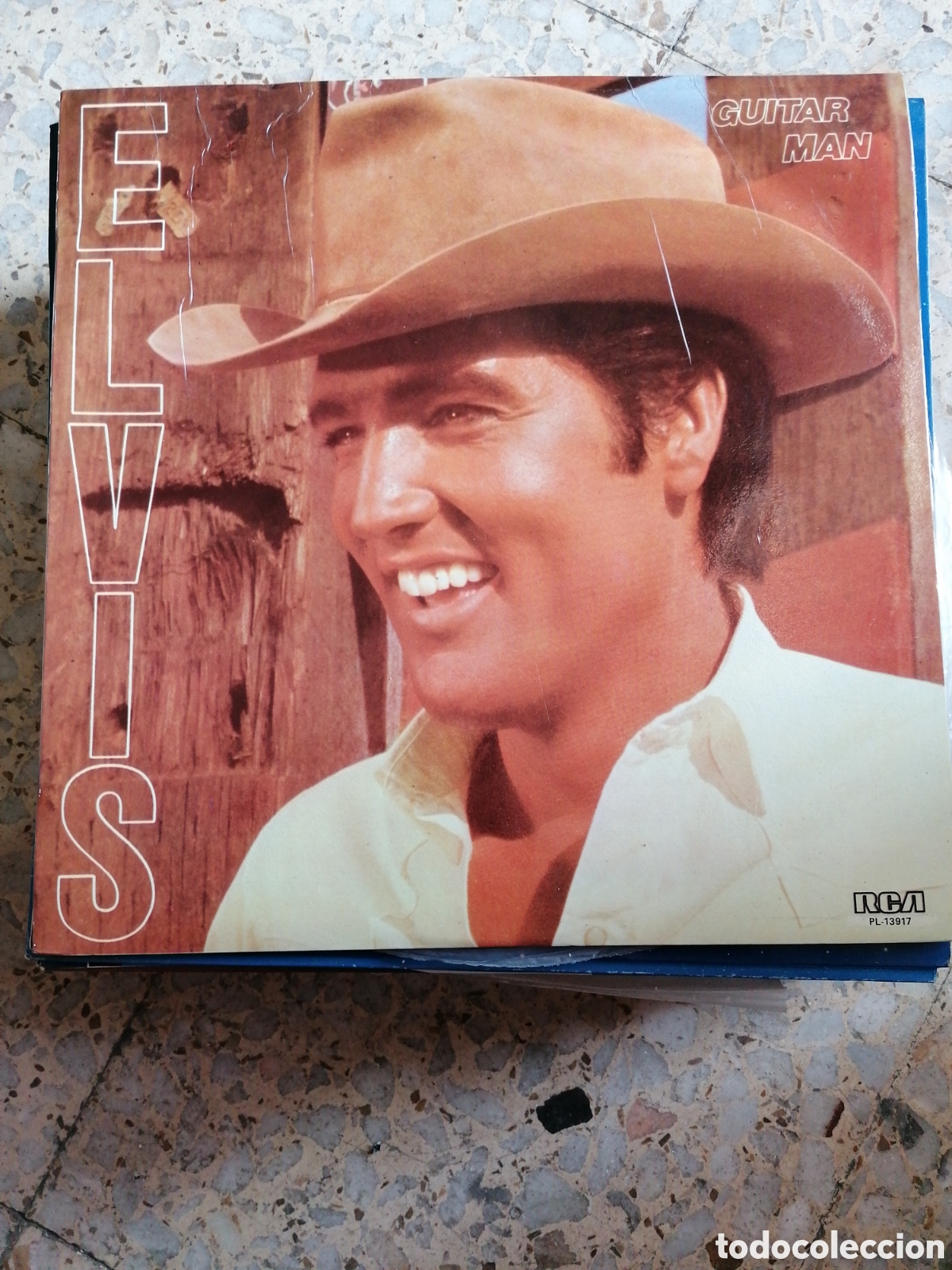 Disques de vinyle: LP ELVIS PRESLEY GUITAR MAN 1981 ESPA&Ntilde;A