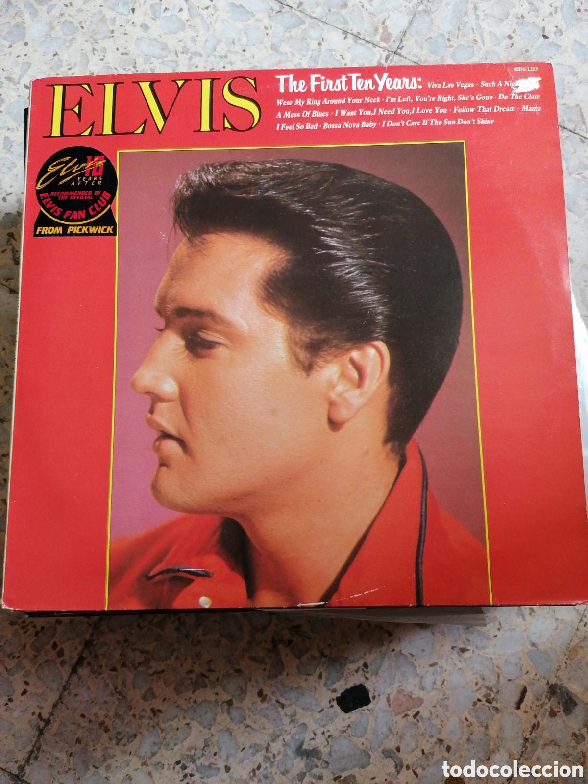 Discos de vinilo: LP ELVIS PRESLEY THE FIRST TEN YEARS 1984 UK