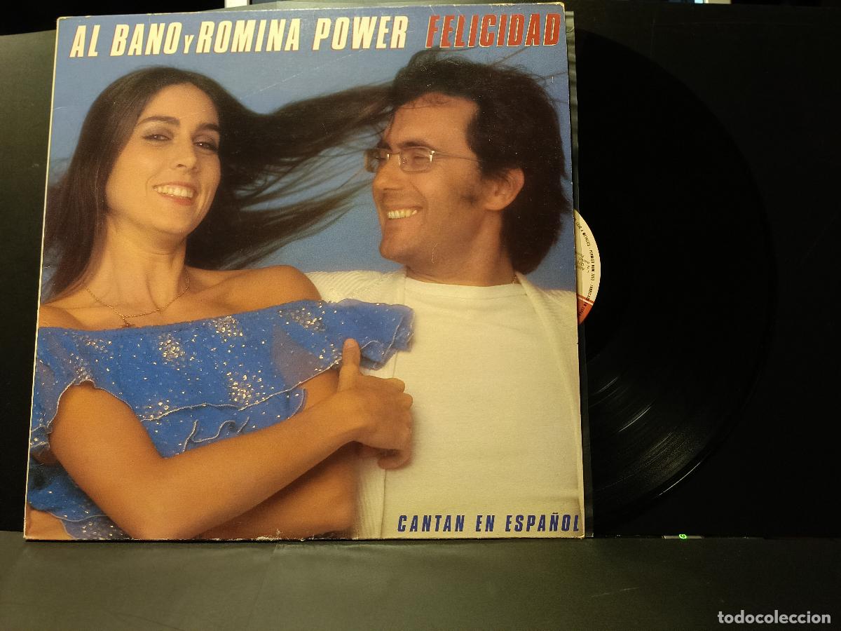 Discos de vinilo: AL BANO Y ROMINA POWER FELICIDAD LP ESPA&Ntilde;A 1982PDELUXE