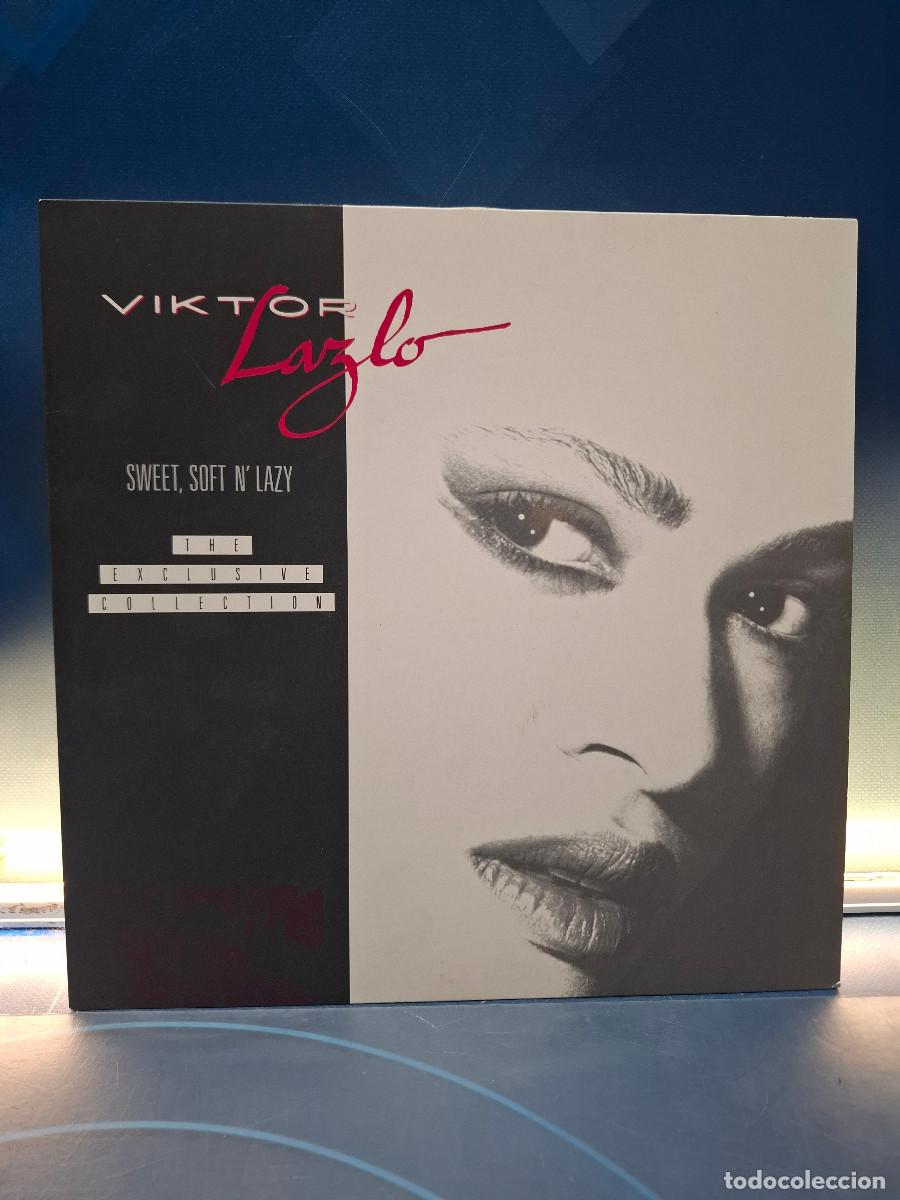 Discos de vinilo: Disco, Lp, Viktor Lazlo, Sweet, Soft N Lazy, 1990