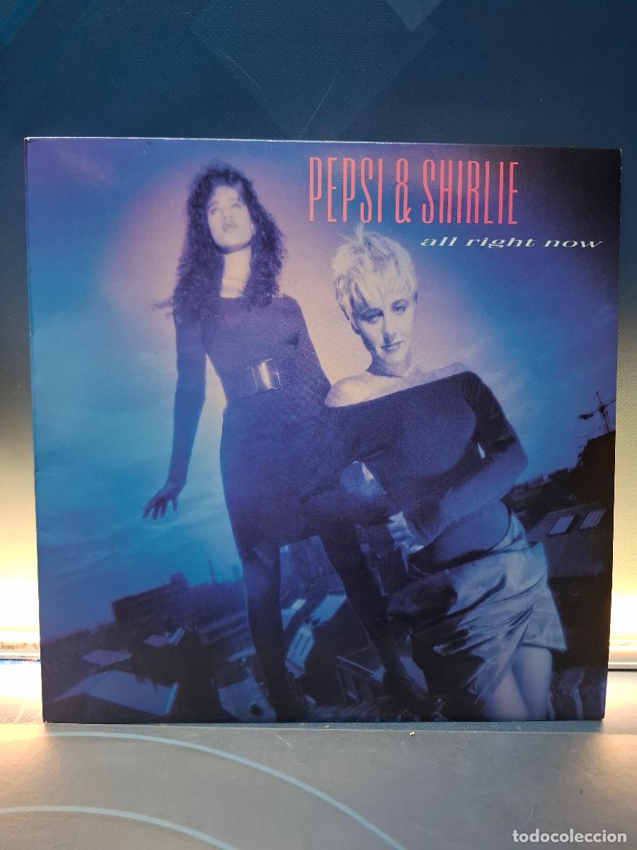 Discos de vinilo: Disco, Lp, Pepsi & Shirlie, All Right Now, 1987