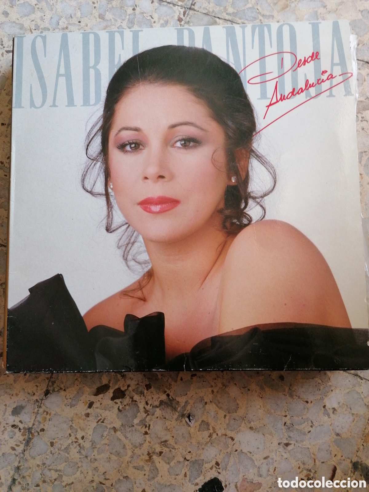 Discos de vinilo: LP ISABEL PANTOJA DESDE ANDALUCIA 1988 INSERT