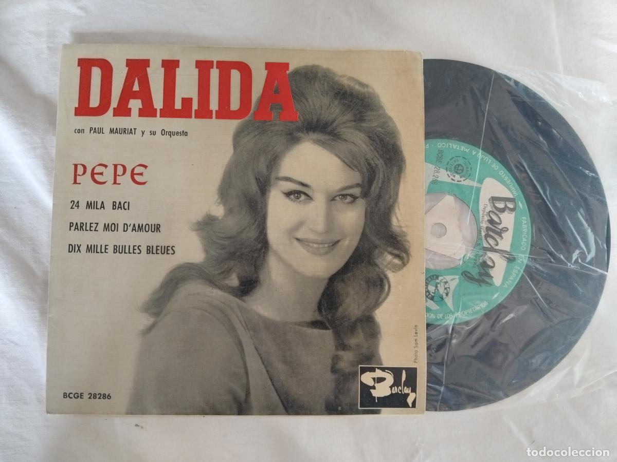 Discos de vinilo: DALIDA. PEPE + 3. EP BARCLAY 1961. - Foto 1