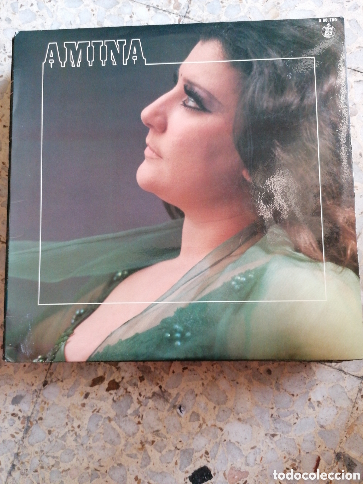 Discos de vinilo: LP AMINA LEYES GITANAS 1982