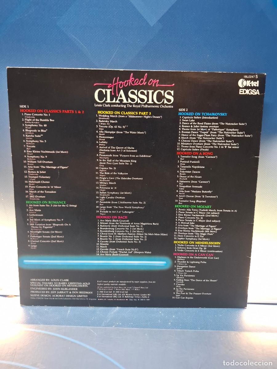 Discos de vinilo: Disco, Lp, The Royal Philharmonic Orchestra, Hooked On Classics - Foto 2