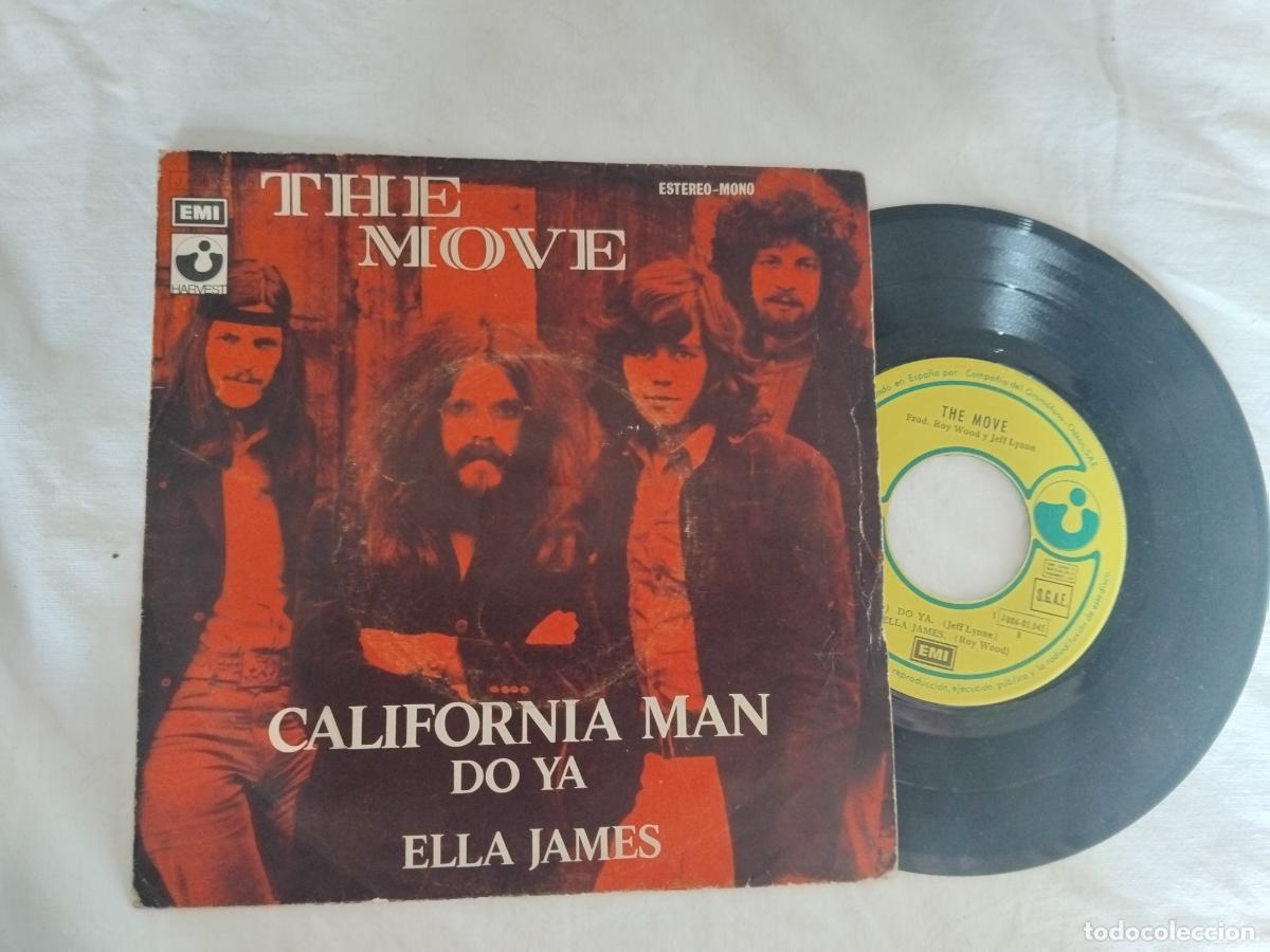 Discos de vinilo: THE MOVE. CALIFORNIA MAN/ DO YOU - ELLA JAMES. SINGLE EMI 1972