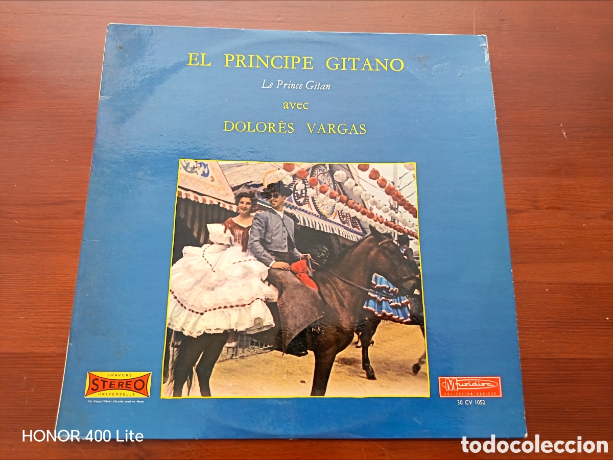 Discos de vinilo: LP Vinilo El Pr&iacute;ncipe Gitano Avec Dolores Vargas