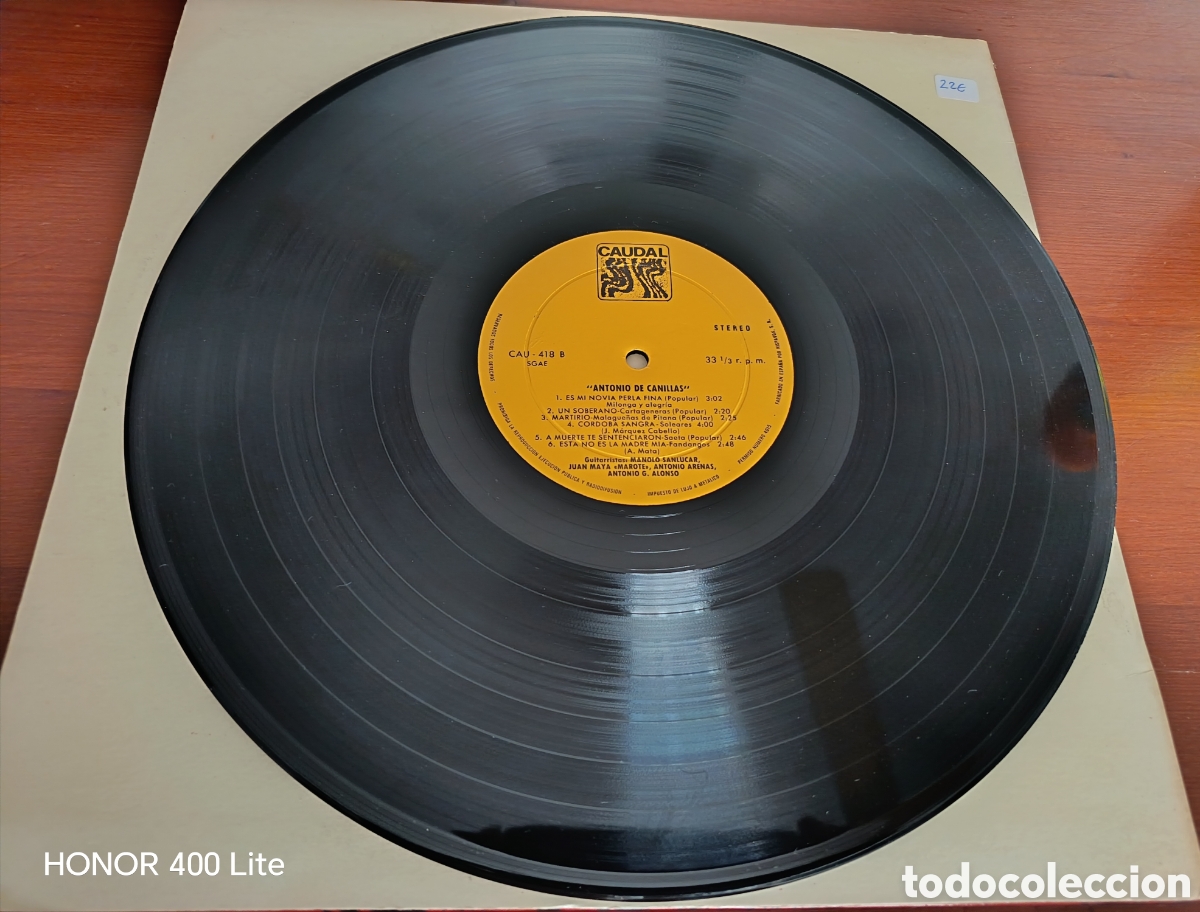 Discos de vinilo: LP Vinilo Antonio de Canillas 1976 - Foto 4