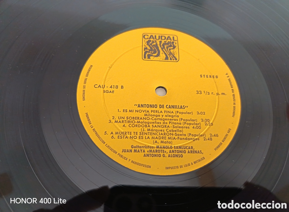 Discos de vinilo: LP Vinilo Antonio de Canillas 1976 - Foto 5