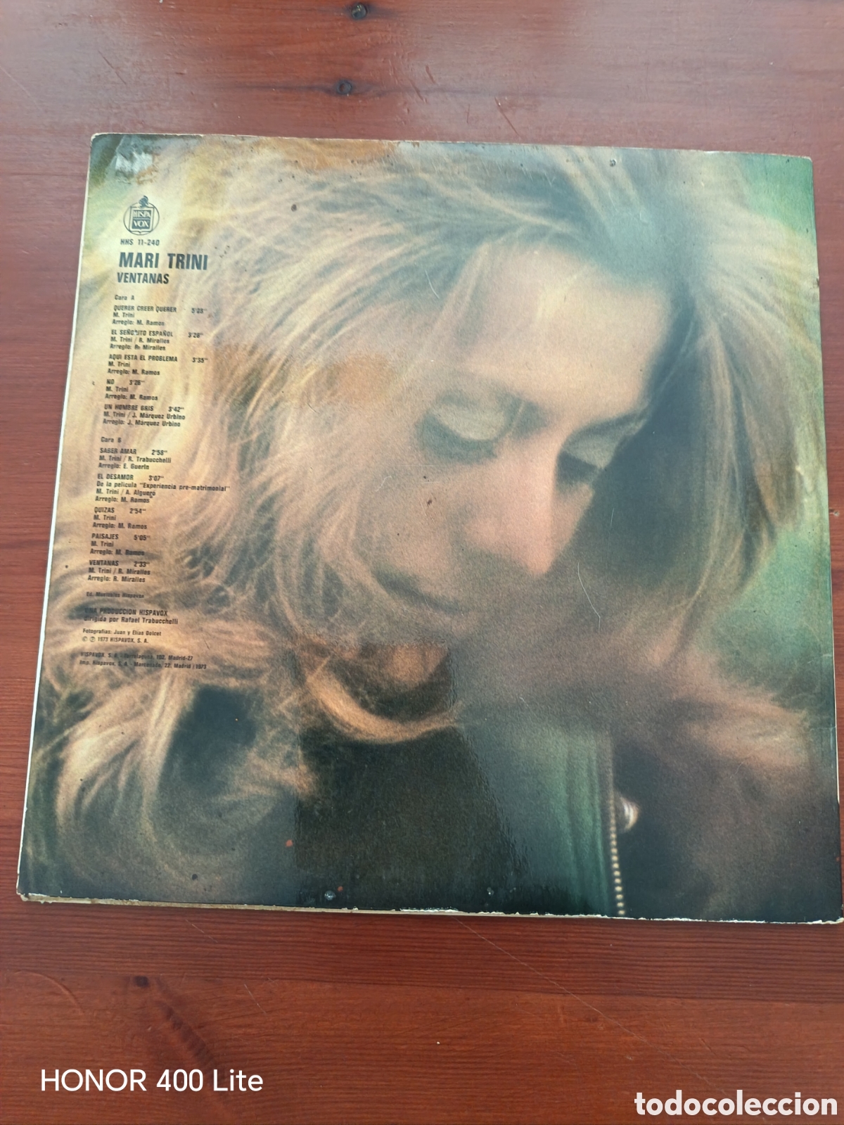 Discos de vinilo: LP Vinilo Mari Trini Ventanas 1973 - Foto 2