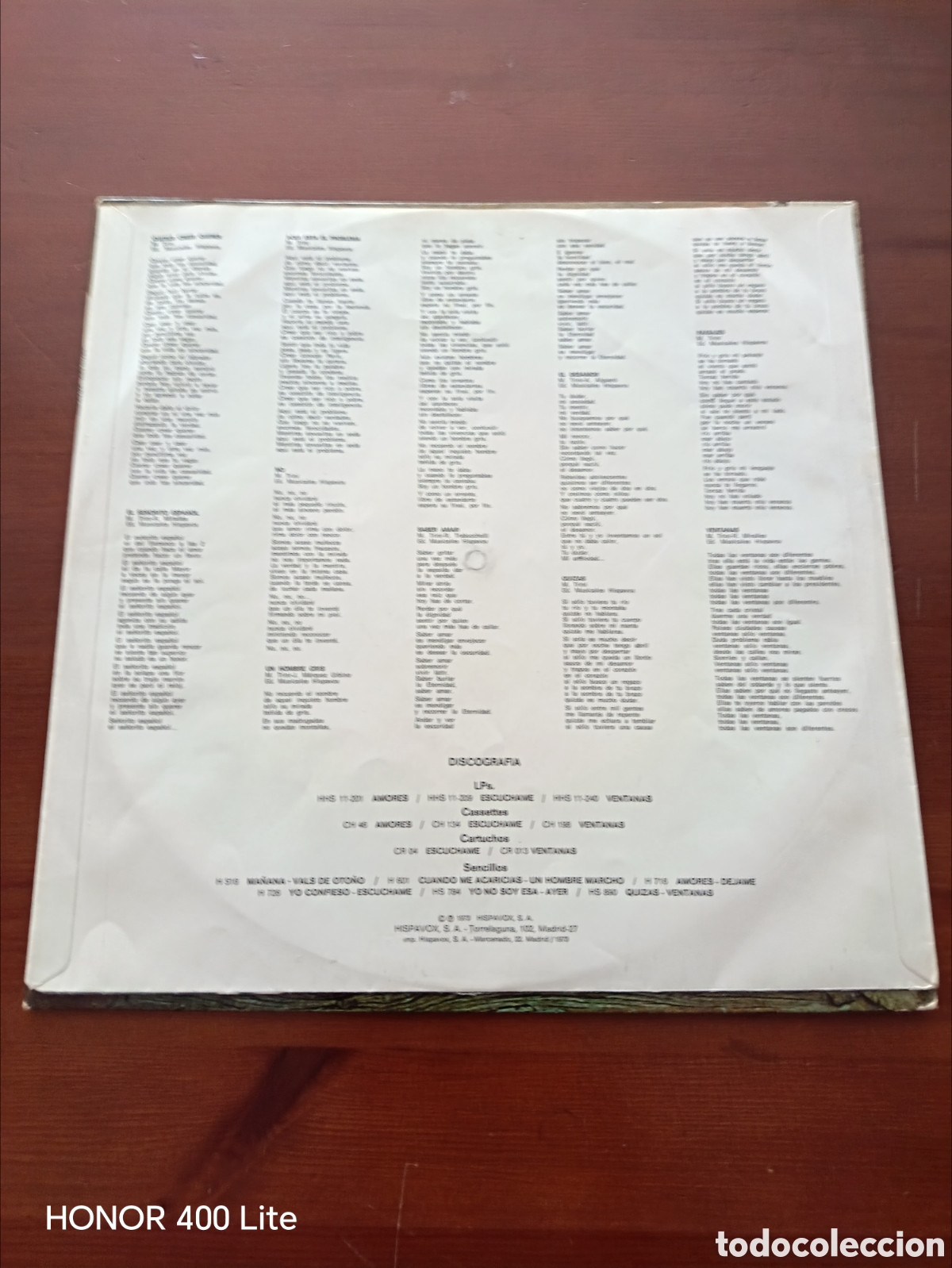 Discos de vinilo: LP Vinilo Mari Trini Ventanas 1973 - Foto 4