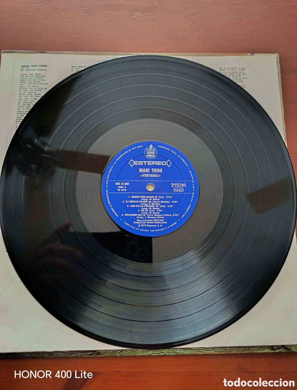 Discos de vinilo: LP Vinilo Mari Trini Ventanas 1973 - Foto 6