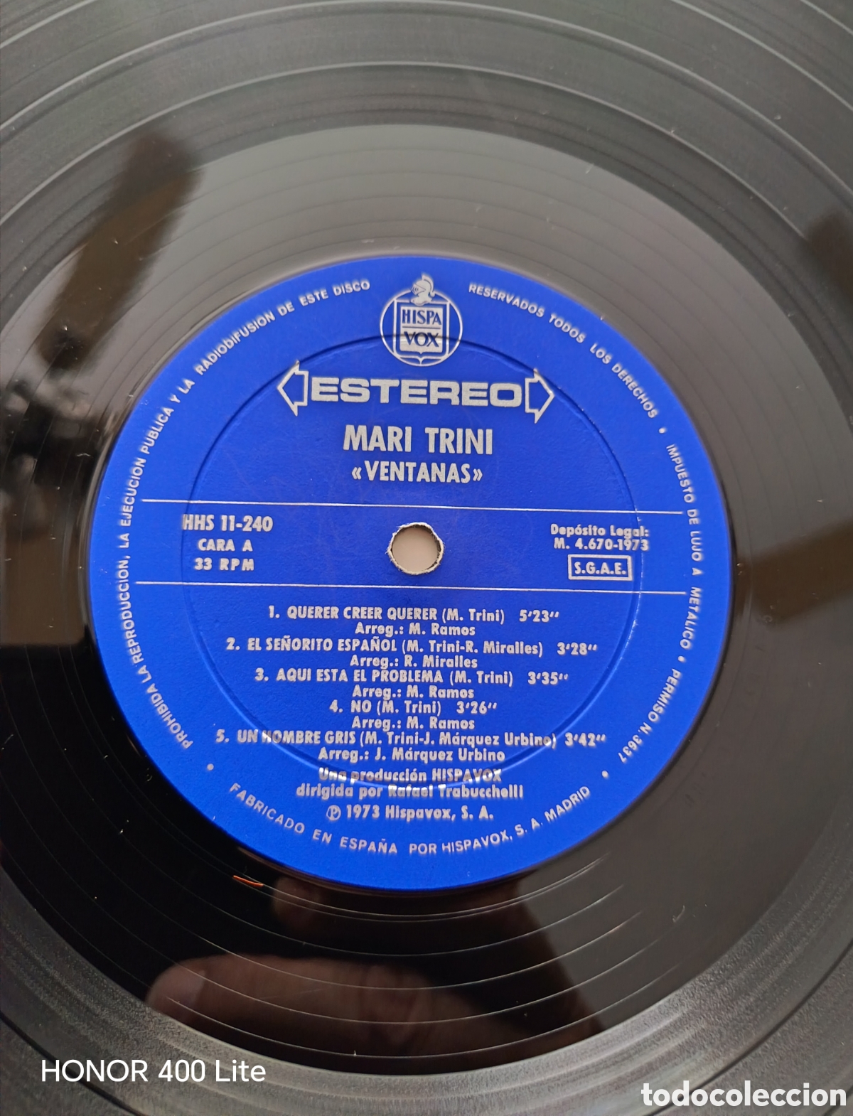 Discos de vinilo: LP Vinilo Mari Trini Ventanas 1973 - Foto 7