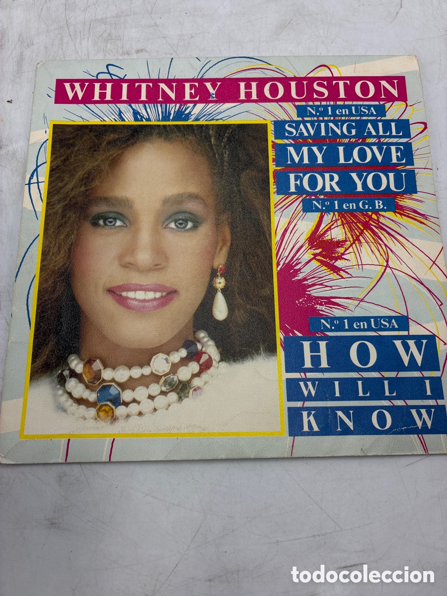 Discos de vinilo: Whitney Houston extra&iacute;do de su &aacute;lbum Whitney Houston,N&uacute;mero 1 en U.S.A