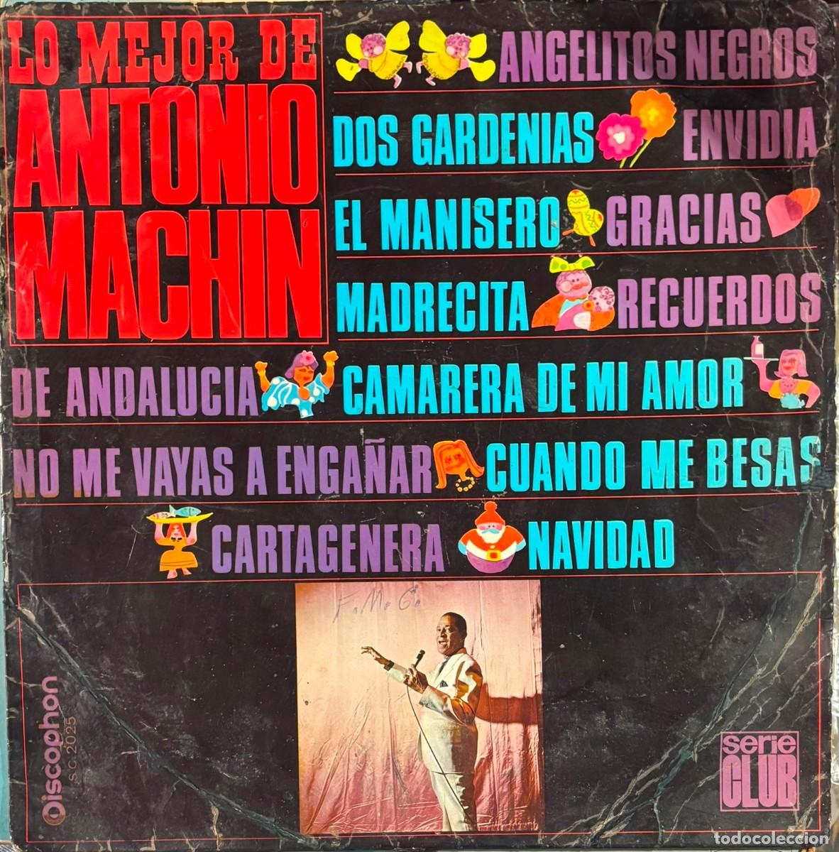 Discos de vinilo: LP ANTONIO MACHIN-LO MEJOR DE ANTONIO MACHIN. LP-SEXT-1250