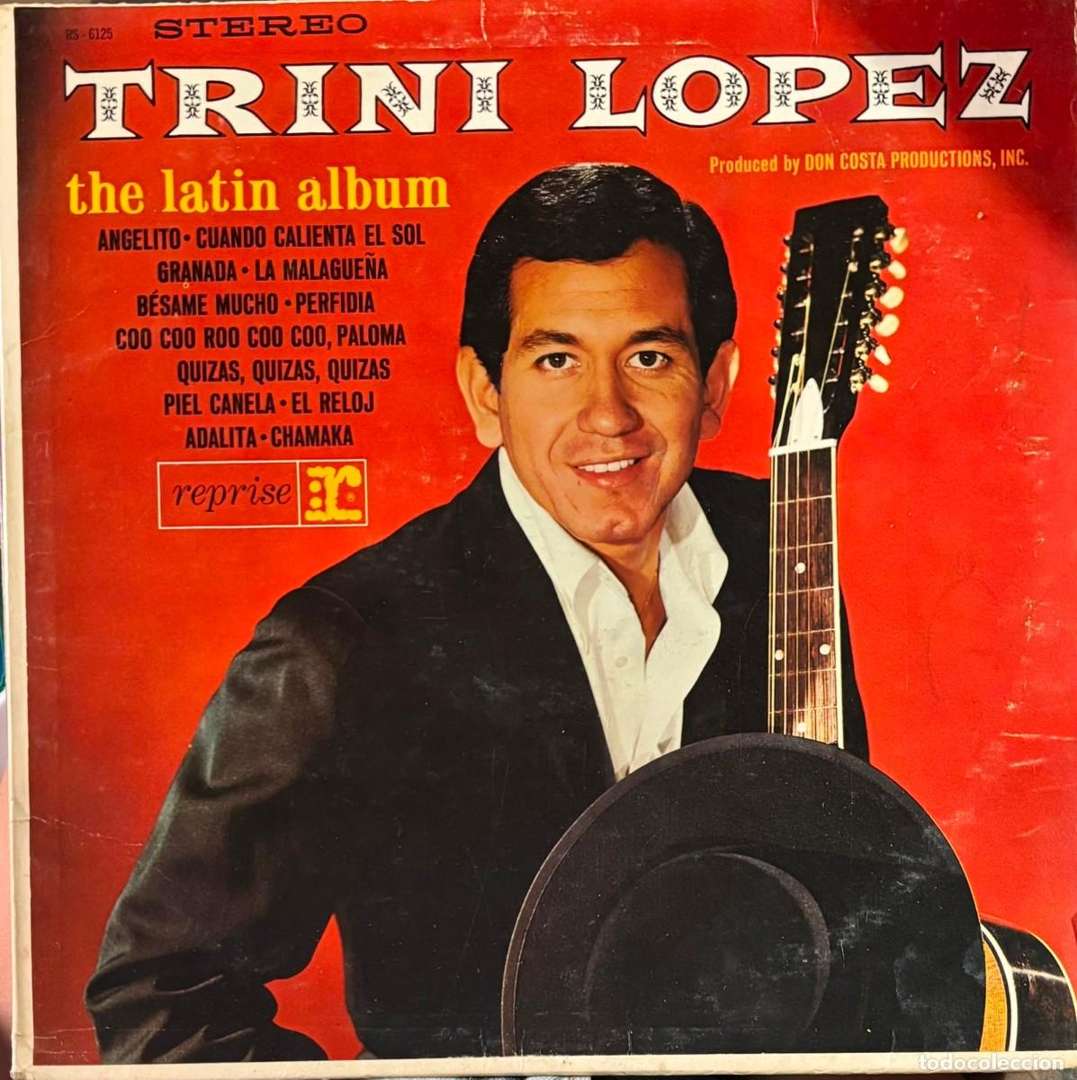 Discos de vinilo: LP TRINI LOPEZ-THE LATIN ALBUM. LP-SEXT-1253