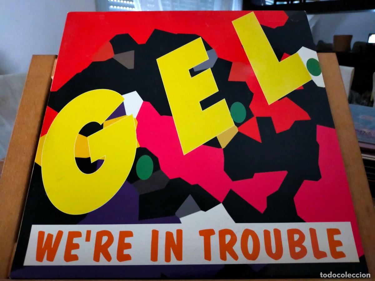 Discos de vinilo: GEL. WE&acute;RE IN TROUBLE. MAXI SINGLE. CHRYSALIS. 4 VERSIONES. VER DESCRIPCI&Oacute;N. 1995