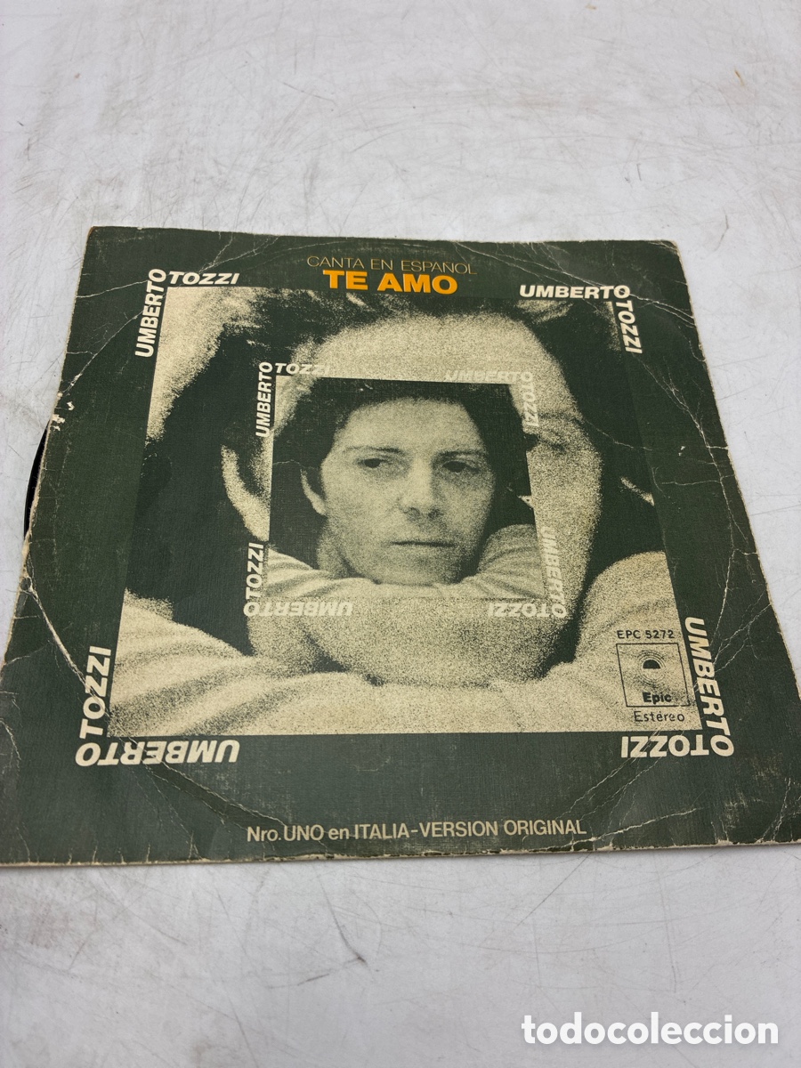 Discos de vinilo: Umberto Tozzi. Canta en Espa&ntilde;ol. Te amo. 1977.