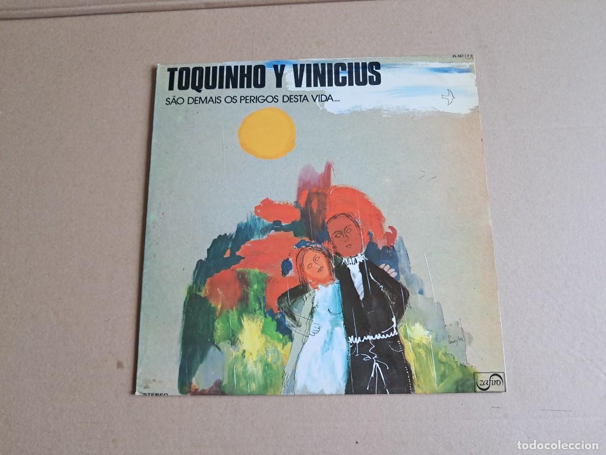 Discos de vinilo: TOQUINHO Y VINICIUS - SAO DEMAIS OS PERIGOS DESTA VIDA LP 1975 EDICION ESPA&Ntilde;OLA