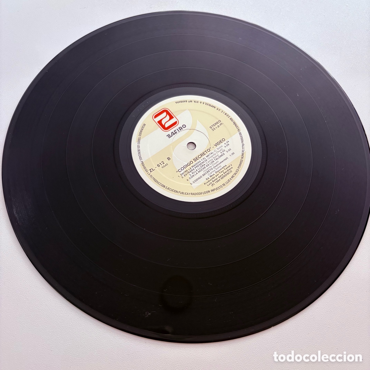 Discos de vinilo: lp Video Codigo Secreto edicion espa&ntilde;ola de 1984 - Foto 5
