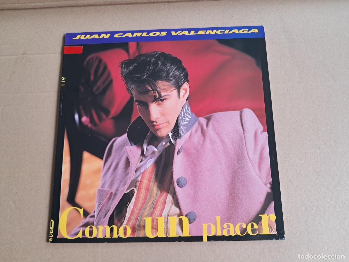 Discos de vinilo: JUAN CARLOS VALENCIAGA - COMO UN PLACER LP 1990