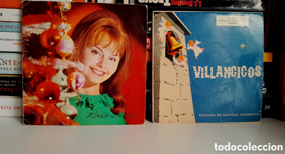 Discos de vinilo: Vinilo Roc&iacute;o Durcal Villancicos + Villancicos escolan&iacute;a Stmo. Sacramento