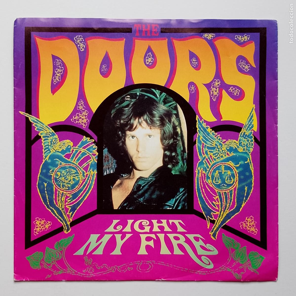 Discos de vinilo: The Doors-Light My Fire (7''Elektra)reed. clasico 1967. psicodelia. Love, Jefferson Airplane, Spirit