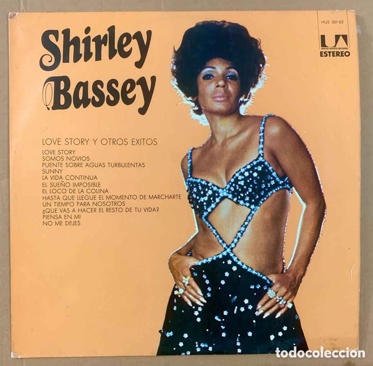 Discos de vinilo: LP SHIRLEY BASSEY - LOVE STORY Y OTROS EXITOS - VINILO 1971