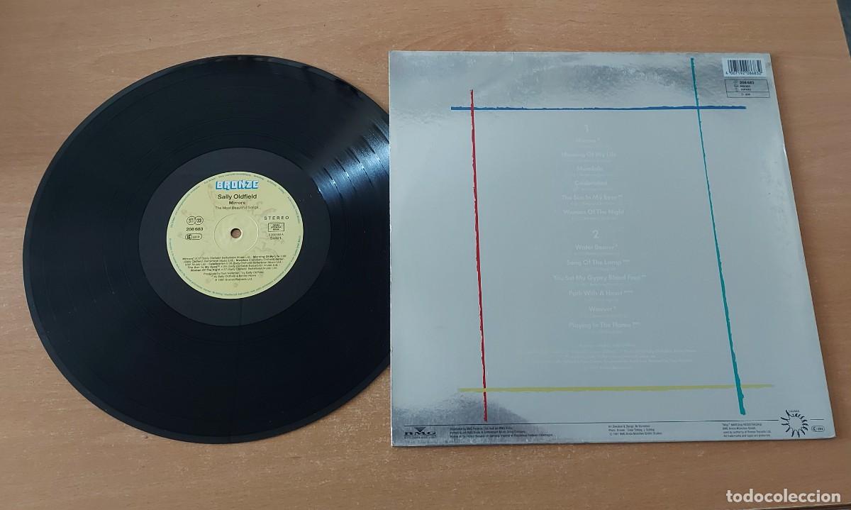 Discos de vinilo: LP SALLY OLDFIELD MIRRORS A&Ntilde;O 1987 GERMANY - Foto 2