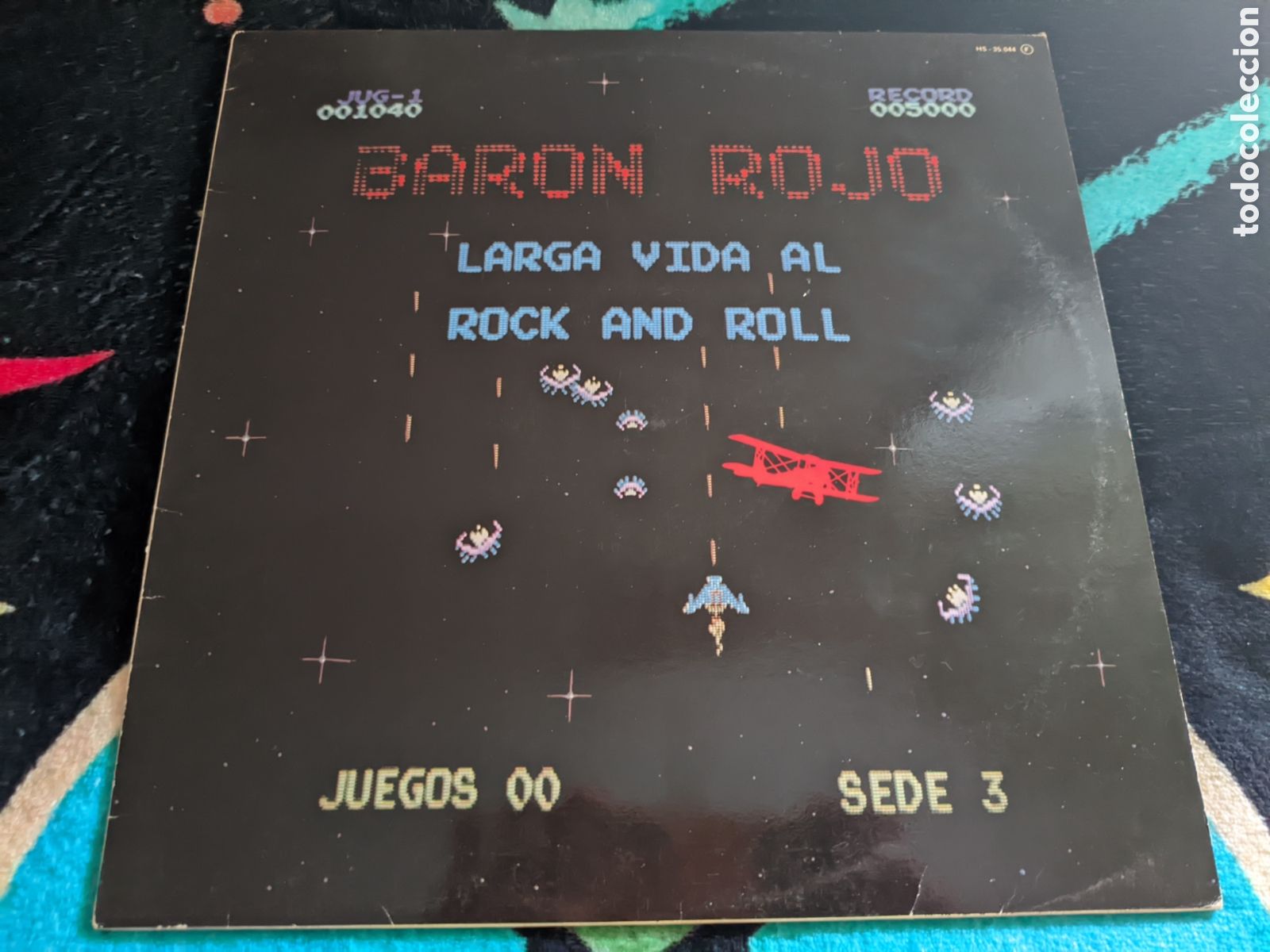 Discos de vinilo: // Baron Rojo &ndash; Larga Vida Al Rock And Roll - Chapa/Serdisco Espa&ntilde;a 1981